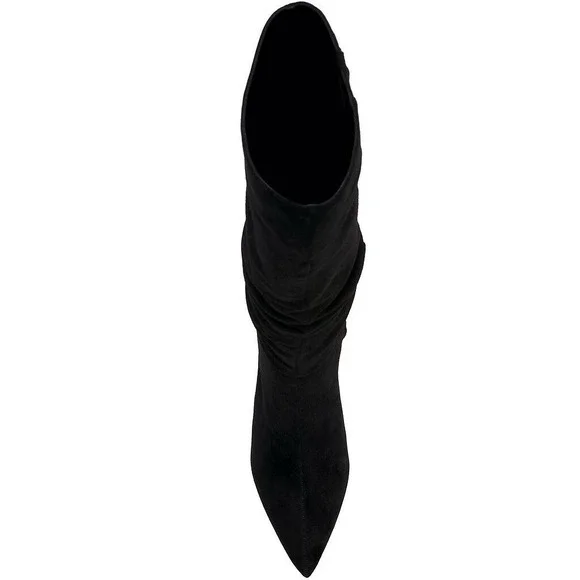 NEW Jessica Simpson Black Suede Slouchy Knee High Kitten Heel Boot Size 6.5 - Picture 6 of 15